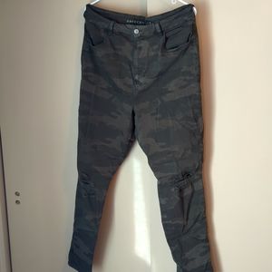 American eagle curvy super high rise